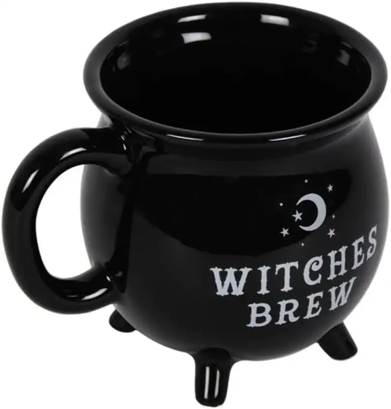 Witches Brew Cauldron Stoneware Mug