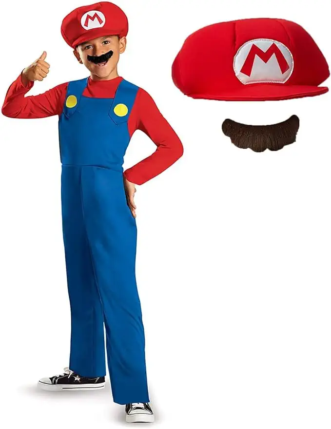 Disguise Super Mario Costume – Officially Licensed Nintendo Outfit